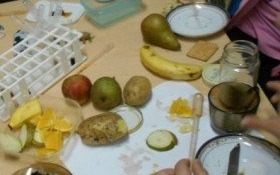 Finał projektu „Ziemniaczany król” w kęckiej książnicy