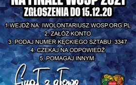 Zostań wolontariuszem WOŚP 2021!