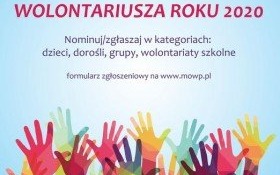 Trwa plebiscyt na WOLONTARIUSZA ROKU 2020. Zagłosuj na naszych ludzi!