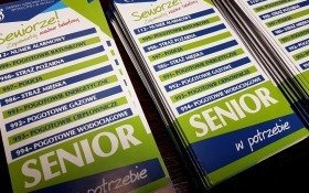 "Senior w potrzebie" - weź ulotkę informacyjną!