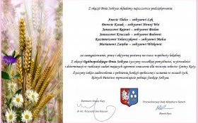 Życzenia Burmistrza Gminy Kęty i Przewodniczącego Rady Miejskiej w Kętach z okazji Dnia Sołtysa