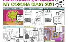 Stwórz komiks w języku angielskim - powiatowy konkurs dla młodzieży w pandemicznej rzeczywistości