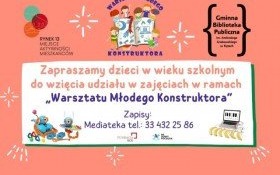Warsztat Młodego Konstruktora w kęckiej bibliotece