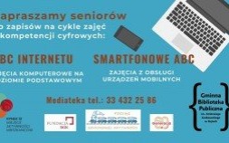 Szkolenia dla seniorów w kęckiej bibliotece
