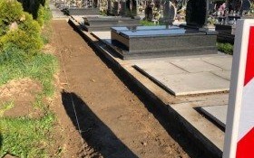 Nowe alejki i remont starych na cmentarzu w Kętach i Witkowicach