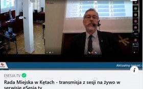 XXXI Sesja Rady Miejskiej w Kętach w zdalnym trybie obradowania - transmisja na żywo
