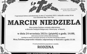 Ostatnie pożegnanie Ś.P. Marcina Niedzieli