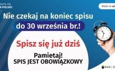 Zbliża się termin zakończenia Narodowego Spisu Powszechnego