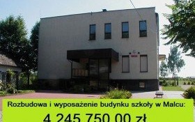 Determinacja ma sens! Jest dotacja do rozbudowy szkoły w Malcu!