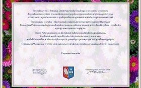 21 listopada – Dzień Pracownika Socjalnego – życzenia od Burmistrza Gminy Kęty i Przewodniczącego Rady Miejskiej w Kętach