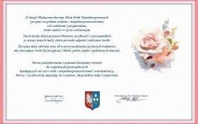 Życzenia z okazji Międzynarodowego Dnia Osób Niepełnosprawnych