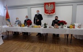 Świąteczne spotkanie Zarządu Oddziału Gminnego ZOSP RP w Kętach