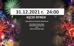 Powitanie Nowego Roku na kęckim Rynku