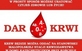 Pierwsza tegoroczna zbiórka krwi już w najbliższą niedzielę. Zarezerwuj sobie czas!