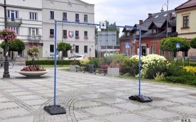 Kurtyna wodna wróciła na kęcki Rynek