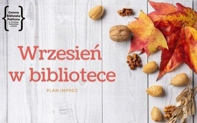 Wrzesień w bibliotece - plan imprez