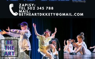 Zajęcia w BE THE ART w DK Kęty - Hip-Hop, Balet, Jazz, Freestyle
