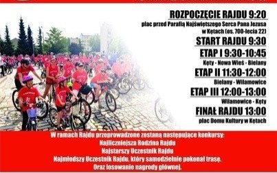 XVIII Rajd Rowerowy HDK Kęty - zachęcamy do udziału