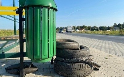 Przystanek to nie śmietnik! Opony można oddać bezpłatnie