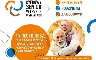 CYFROWY SENIOR W TRZECH WYMIARACH - zachęcamy do udziału w projekcie