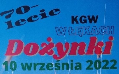 KGW w Łękach zaprasza na Dożynki połączone z jubileuszem 70-lecia Koła