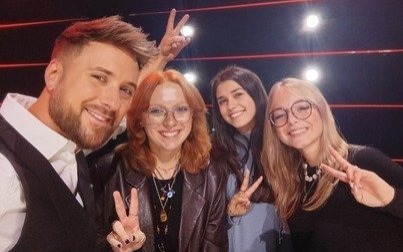 Uczniowie z „Dąbrowskiej” na planie „The Voice of Poland”