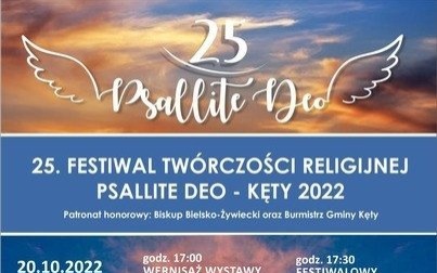 25. Festiwal Twórczości Religijnej PSALLITE DEO w Kętach - konkurs muzyczny, przegląd filmowy, dwie wystawy - ZAPRASZAMY!