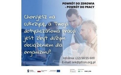 Masz cukrzycę? PFRON pomoże Ci się przekwalifikować i znaleźć nową pracę!
