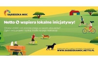 W ramach programu Sąsiedzka Moc Netto sfinansuje 50 lokalnych inicjatyw przyznając granty w wysokości 10 000 lub 30 000 złotych