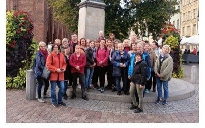 Nauczyciele z kęckiego „Kopernika” szlakiem patrona szkoły