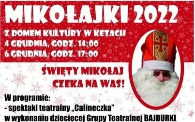 Spotkanie ze ŚWIĘTYM MIKOŁAJEM w Domu Kultury w Kętach