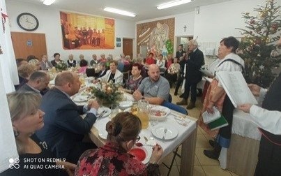 WIGILIA W DZIENNYM DOMU „SENIOR-WIGOR” W KĘTACH