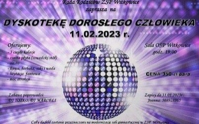 Zachęcamy do udziału w imprezie, z której dochód przekazany będzie na remont sali gimnastycznej