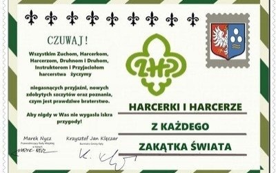 Życzenia z okazji Dnia Myśli Braterskiej