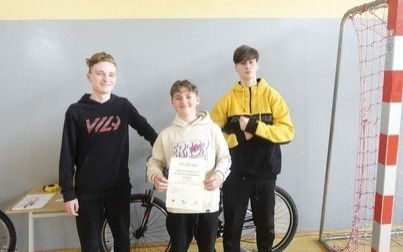 I miejsce uczniów z ZSP 3 Kęty w Gminnych Eliminacjach Ogólnopolskiego Turnieju Bezpieczeństwa w Ruchu Drogowym