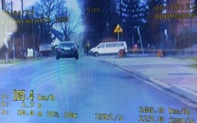 Przesadzili z prędkością w obszarze zabudowanym. Stracili prawo jazdy na trzy miesiące