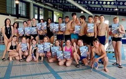 GMINNE ZAWODY W PŁYWANIU - reprezentacja ZS-P Kęty Podlesie