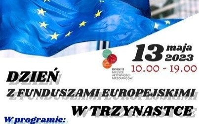 Dzień z funduszami europejskimi w Trzynastce