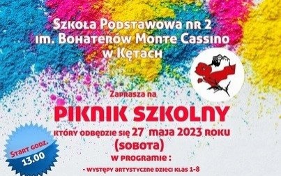 Zapraszamy na Piknik Szkolny do Szkoły Podstawowej nr 2 w Kętach