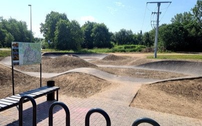 Kęcki pumptrack już po odbiorze