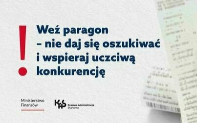 Weź paragon – nie daj się oszukiwać i wspieraj uczciwą konkurencję
