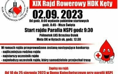 Ruszyły zapisy na XIX Rajd Rowerowy