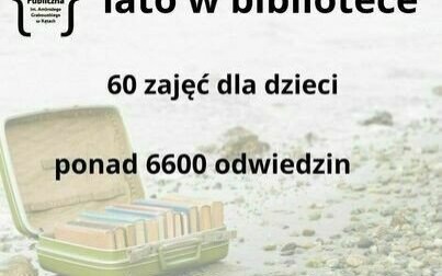 Lato z książką - podsumowanie wakacji w bibliotece