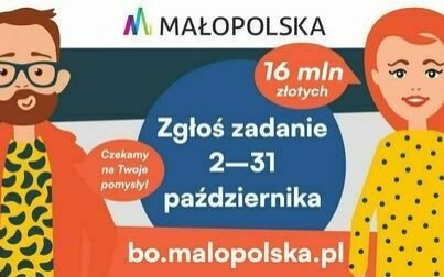 BO Małopolska: Pomóż nam wydać 16 mln zł!