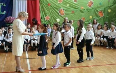 Ślubowanie uczniów pierwszych klas