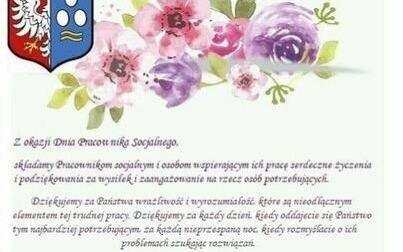 Życzenia z okazji Dnia Pracownika Socjalnego