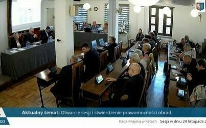Transmisja z LXV sesji Rady Miejskiej w Kętach
