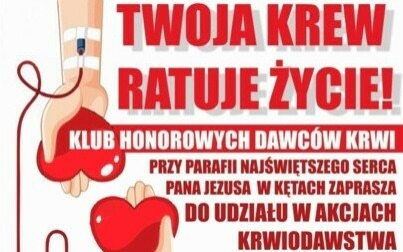 Pierwsza tegoroczna zbiórka krwi już w najbliższą niedzielę!