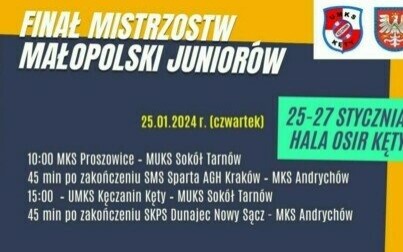 Finał wojewódzki juniorów w Kętach