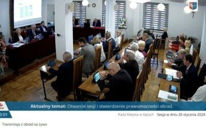 Transmisja z LXVII sesji Rady Miejskiej w Kętach